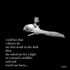 constantly in the dark