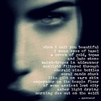 when i call you beautiful